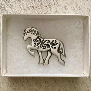 R. Tennesmed Sweden Pewter Brooche NWOT